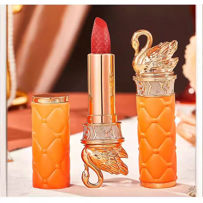 Lip Tint Korean - Swan Velvet Matte Lippenstift, wasserfest, langlebig,
